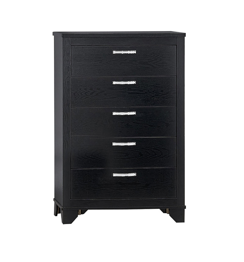 Aya Black  Twin 5 Piece - AYA-BK-T-5PC