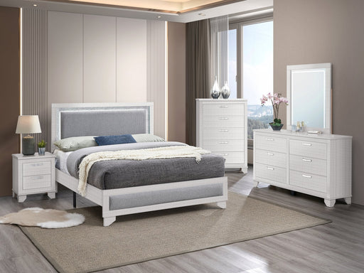 Aya White  King 4 Piece - AYA-WT-K-4PC