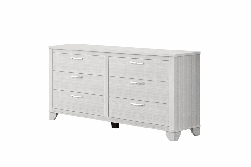 Aya White  King 5 Piece - AYA-WT-K-5PC