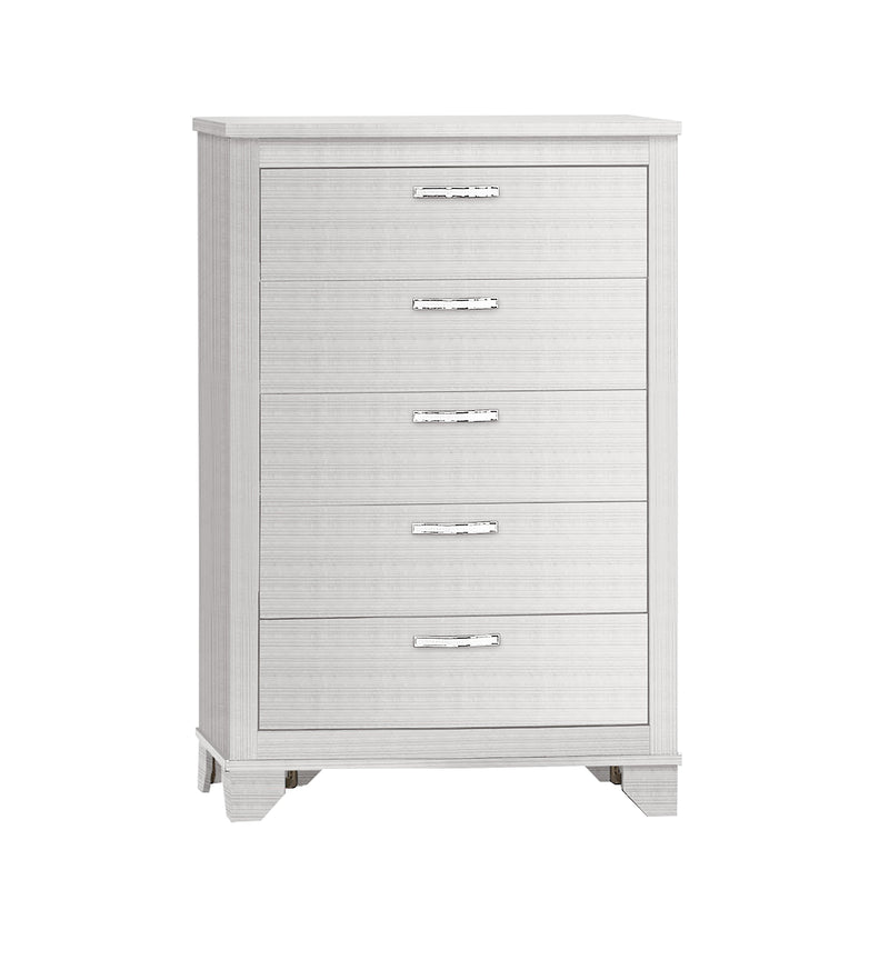 Aya White  King 5 Piece - AYA-WT-K-5PC
