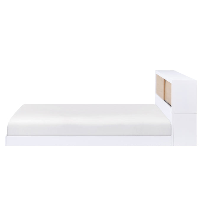 B2012BCF-1* (3) Full Bookcase Platform Bed - B2012BCF-1*