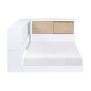B2012BCT-1BC* (4) Twin Bookcase Corner Platform Bed - B2012BCT-1BC*