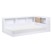 B2012BCT-1BC* (4) Twin Bookcase Corner Platform Bed - B2012BCT-1BC*