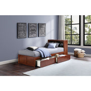 B2013BCDC-1T* (3) Twin Bookcase Platform Bed with Storage Boxes - B2013BCDC-1T*