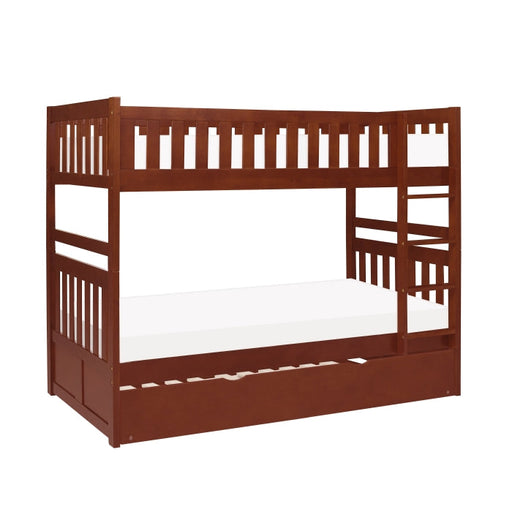 B2013DC-1*R (4) Twin/Twin Bunk Bed with Twin Trundle - B2013DC-1*R