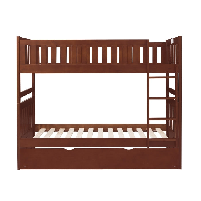 B2013DC-1*R (4) Twin/Twin Bunk Bed with Twin Trundle - B2013DC-1*R