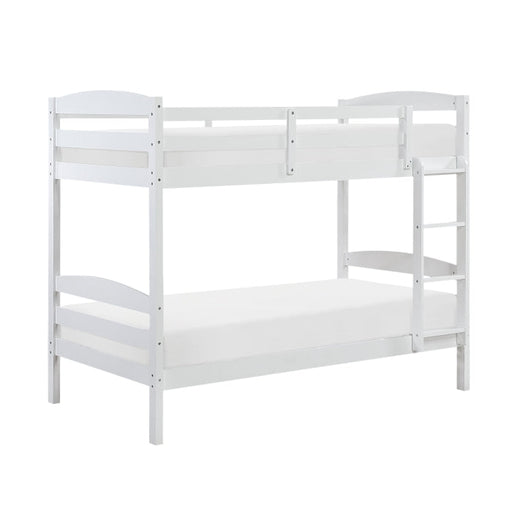 B2022WH-1 Twin/Twin Bunk Bed - B2022WH-1