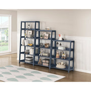 B2024BU-16S5 Bookcase, 5 Fixed Shelves - B2024BU-16S5