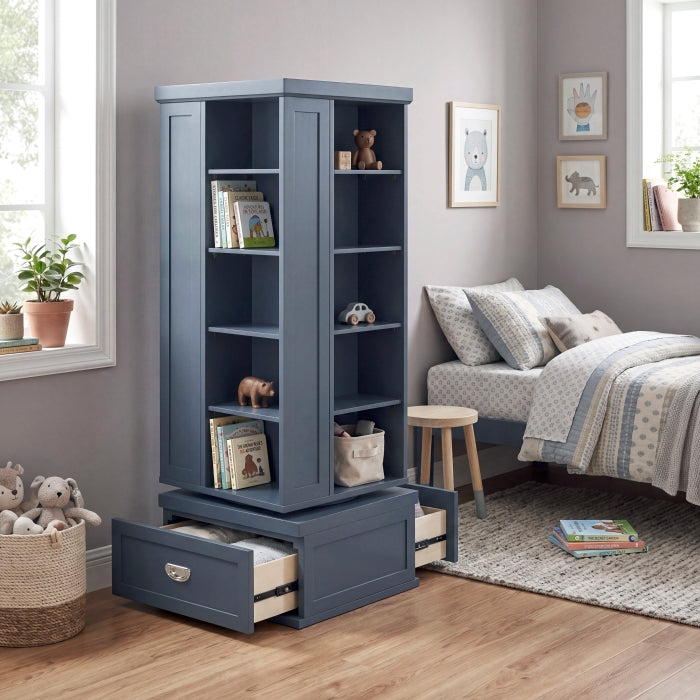 B2024BU-17SW Swivel Bookcase - B2024BU-17SW