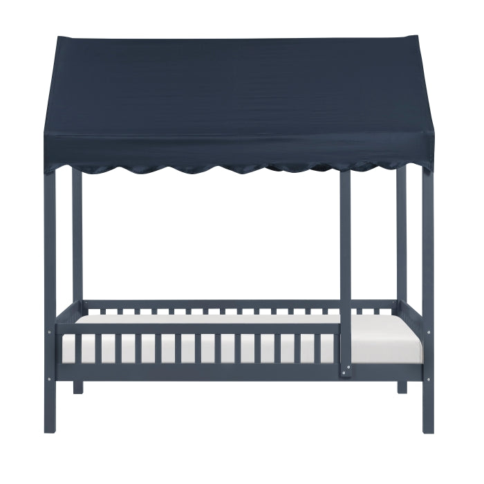 B2024BUCP-1 Twin Canopy Platform Bed - B2024BUCP-1