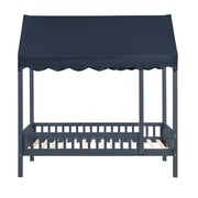 B2024BUCP-1 Twin Canopy Platform Bed - B2024BUCP-1