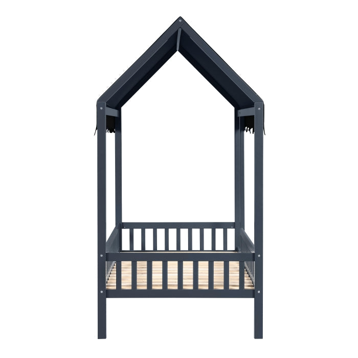 B2024BUCP-1 Twin Canopy Platform Bed - B2024BUCP-1