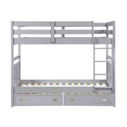 B2024GY-1* (3) Twin/Twin Bunk Bed - B2024GY-1*