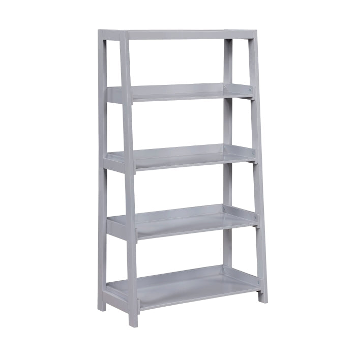 B2024GY-16S4 Bookcase, 4 Fixed Shelves - B2024GY-16S4
