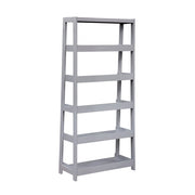 B2024GY-16S5 Bookcase, 5 Fixed Shelves - B2024GY-16S5