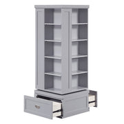 B2024GY-17SW Swivel Bookcase - B2024GY-17SW