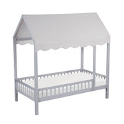 B2024GYCP-1 Twin Canopy Platform Bed - B2024GYCP-1