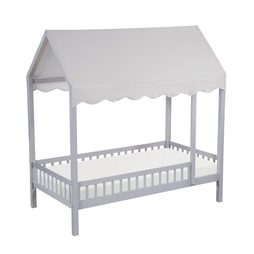 B2024GYCP-1 Twin Canopy Platform Bed - B2024GYCP-1