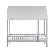 B2024GYCP-1 Twin Canopy Platform Bed - B2024GYCP-1