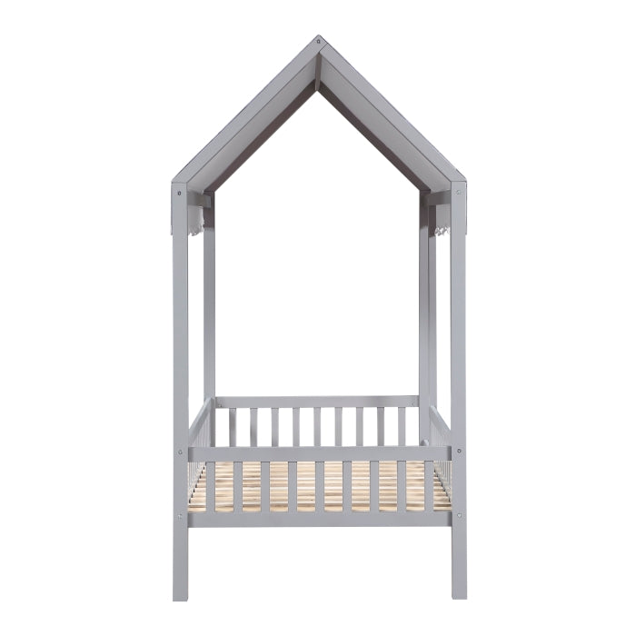 B2024GYCP-1 Twin Canopy Platform Bed - B2024GYCP-1