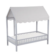 B2024GYCP-1 Twin Canopy Platform Bed - B2024GYCP-1
