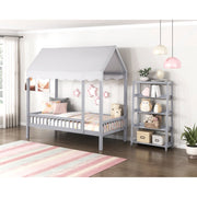 B2024GYCP-1 Twin Canopy Platform Bed - B2024GYCP-1