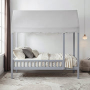 B2024GYCP-1 Twin Canopy Platform Bed - B2024GYCP-1