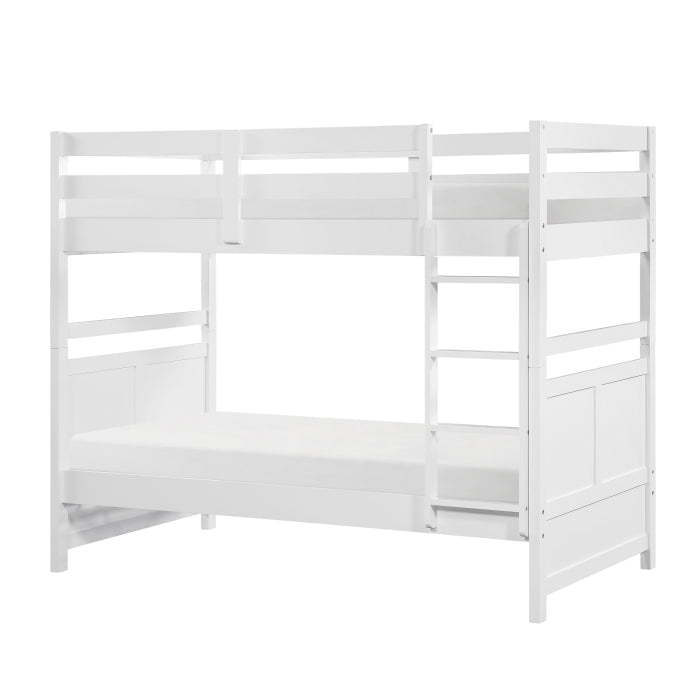 B2024WH-1* (3) Twin/Twin Bunk Bed - B2024WH-1*