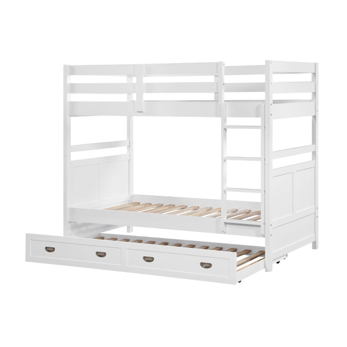 B2024WH-1* (3) Twin/Twin Bunk Bed - B2024WH-1*