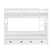 B2024WH-1* (3) Twin/Twin Bunk Bed - B2024WH-1*