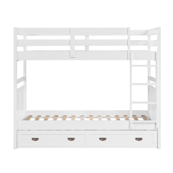 B2024WH-1* (3) Twin/Twin Bunk Bed - B2024WH-1*