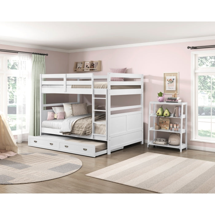 B2024WH-16S3 Bookcase, 3 Fixed Shelves - B2024WH-16S3