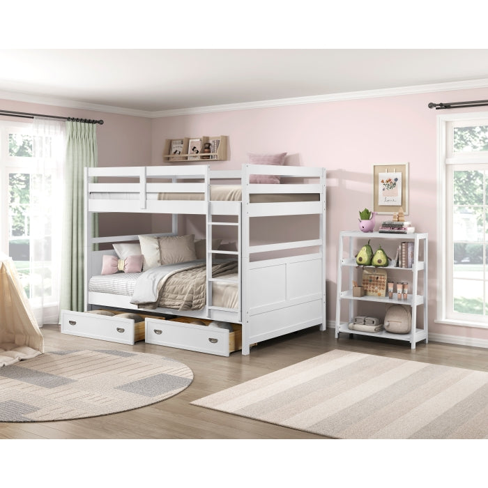 B2024WH-16S3 Bookcase, 3 Fixed Shelves - B2024WH-16S3