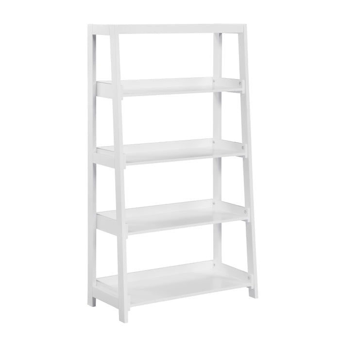 B2024WH-16S4 Bookcase, 4 Fixed Shelves - B2024WH-16S4