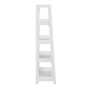 B2024WH-16S4 Bookcase, 4 Fixed Shelves - B2024WH-16S4