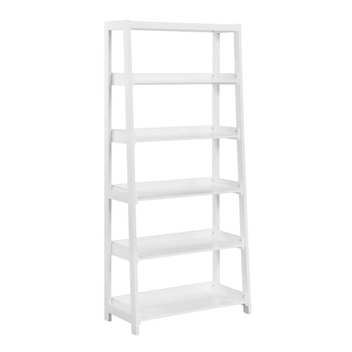 B2024WH-16S5 Bookcase, 5 Fixed Shelves - B2024WH-16S5