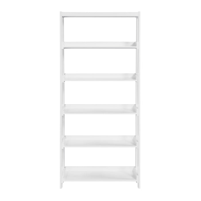 B2024WH-16S5 Bookcase, 5 Fixed Shelves - B2024WH-16S5