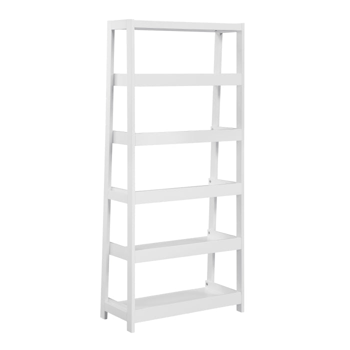 B2024WH-16S5 Bookcase, 5 Fixed Shelves - B2024WH-16S5
