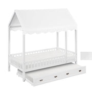 B2024WHCP-1 Twin Canopy Platform Bed - B2024WHCP-1
