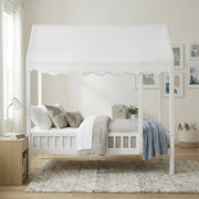 B2024WHCP-1 Twin Canopy Platform Bed - B2024WHCP-1