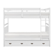 B2024WHFF-1* (3) Full/Full Bunk Bed - B2024WHFF-1*