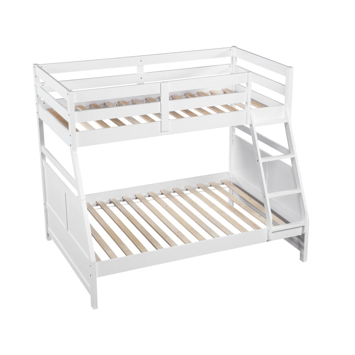B2024WHTF-1* (3) Twin/Full Bunk Bed - B2024WHTF-1*