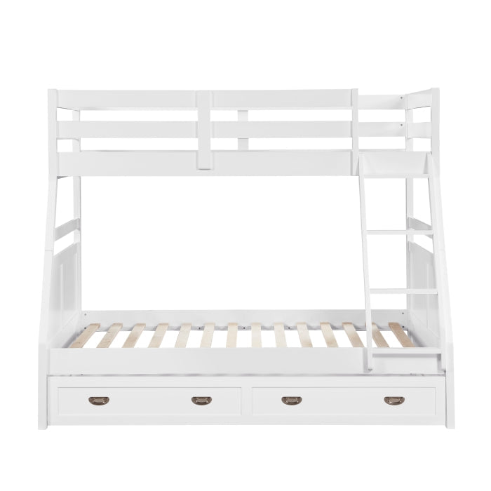 B2024WHTF-1* (3) Twin/Full Bunk Bed - B2024WHTF-1*