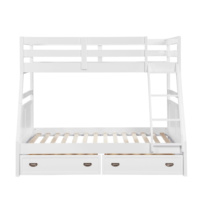 B2024WHTF-1* (3) Twin/Full Bunk Bed - B2024WHTF-1*