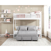B2034WHLTS-1* (5) Twin Loft Bunk Bed with Night Stand and Sofa Bed - B2034WHLTS-1*