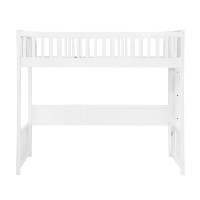 B2034WHLTS-1* (5) Twin Loft Bunk Bed with Night Stand and Sofa Bed - B2034WHLTS-1*