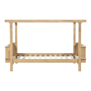 B2035-1TCP* (3) Twin Canopy Platform Bed - B2035-1TCP*