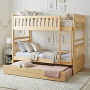 B2043-1*R (4) Twin/Twin Bunk Bed with Twin Trundle - B2043-1*R