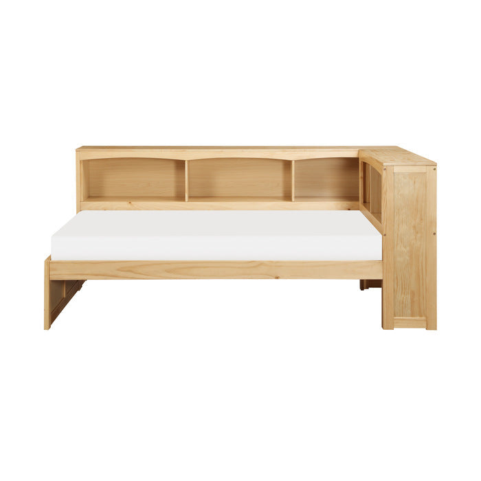 B2043BC-1BC* (3) Twin Bookcase Corner Platform Bed - B2043BC-1BC*