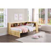 B2043BC-1BC* (3) Twin Bookcase Corner Platform Bed - B2043BC-1BC*